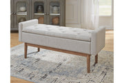 Briarson Beige/Brown Storage Bench - DMV FurnitureAccent Bench