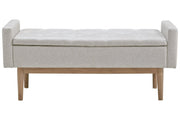 Briarson Beige/Brown Storage Bench - DMV FurnitureAccent Bench