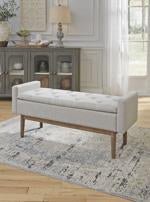 Briarson Beige/Brown Storage Bench - DMV FurnitureAccent Bench