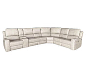 Brickston 4-piece Triple Power Reclining Sectional Sofa Mushroom - 600570PPP-SET