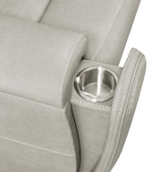 Brickston Triple Power Reclining Loveseat Grey - 603435PPP