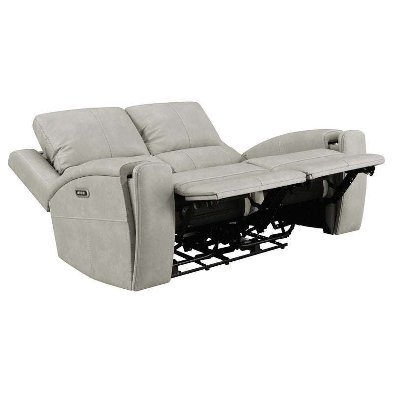 Brickston Triple Power Reclining Loveseat Grey - 603435PPP