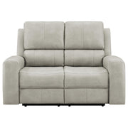 Brickston Triple Power Reclining Loveseat Grey - 603435PPP