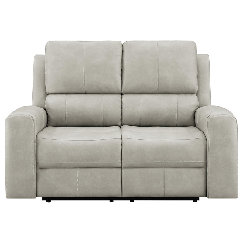 Brickston Triple Power Reclining Loveseat Grey - 603435PPP