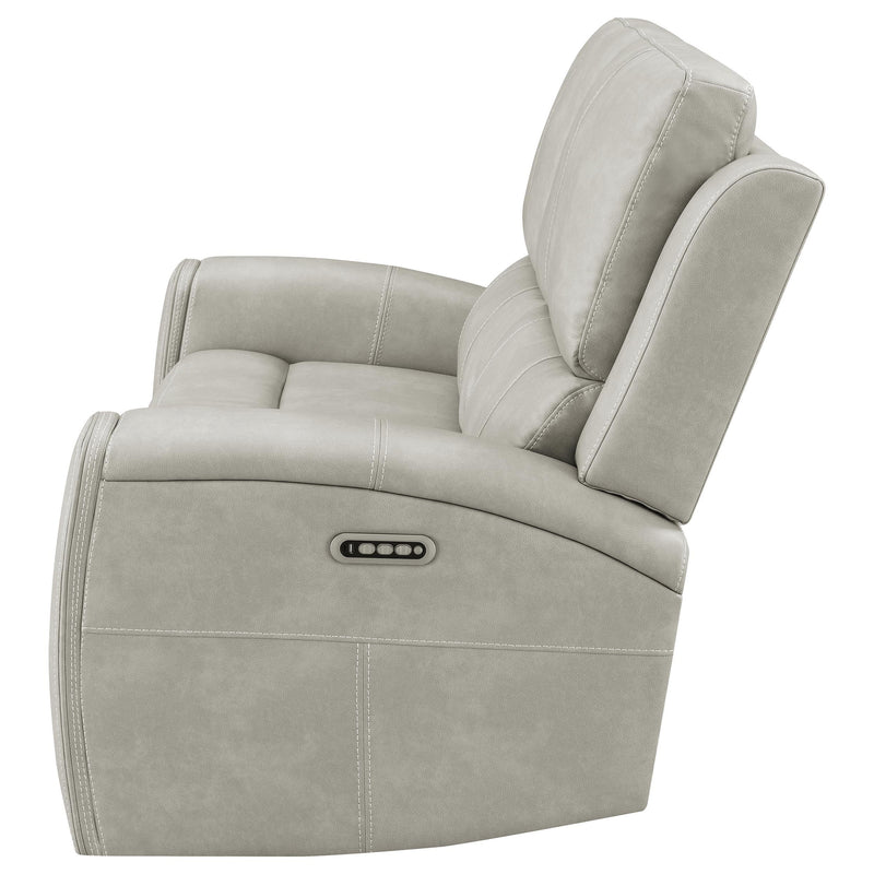 Brickston Triple Power Reclining Loveseat Grey - 603435PPP