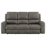 Brickston Triple Power Reclining Sofa Charcoal - 603431PPP