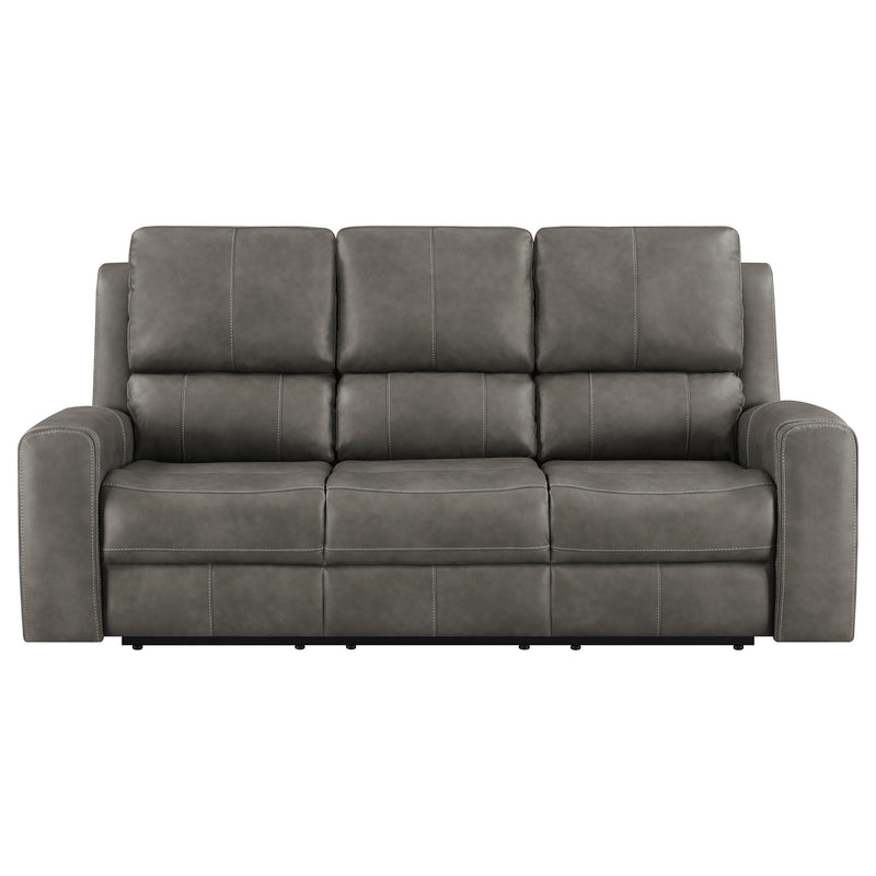 Brickston Triple Power Reclining Sofa Charcoal - 603431PPP