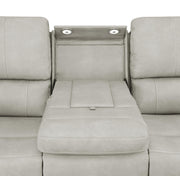 Brickston Triple Power Reclining Sofa Grey - 603434PPP