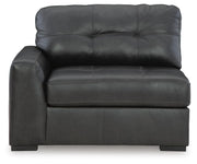Brindley Pier 4-Piece Sectional with Ottoman in Fog - PKG022069