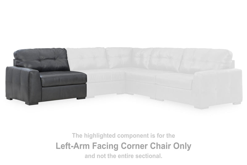 Brindley Pier Fog Left-Arm Facing Corner Chair - 9950364