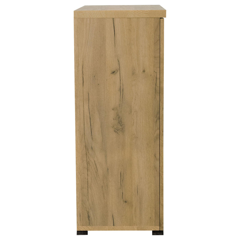Bristol 6-shelf Engineered Wood Shoe Cabinet Golden Oak - 951107
