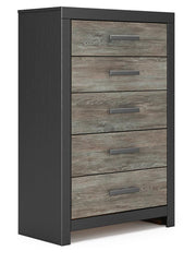 Broachmyn Black/Gray Chest of Drawers - PCB1118-46