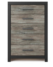 Broachmyn Black/Gray Chest of Drawers - PCB1118-46