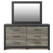 Broachmyn Black/Gray Dresser and Mirror - PCB1118B1