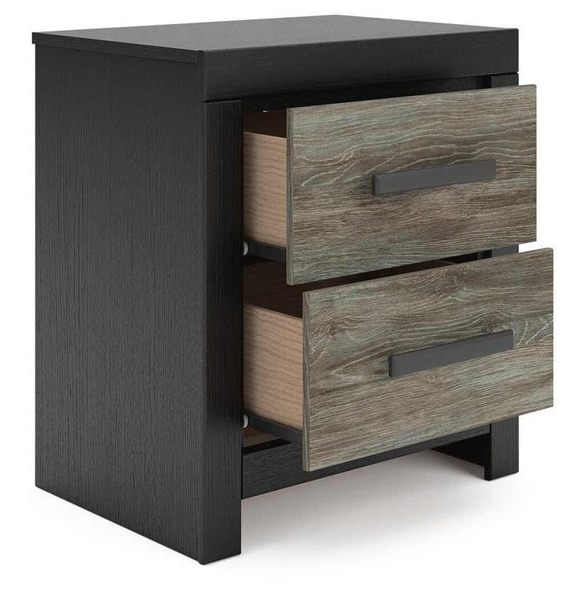 Broachmyn Black/Gray Nightstand - PCB1118-92