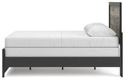 Broachmyn Black/Gray Queen Panel Bed - PCB1118B4