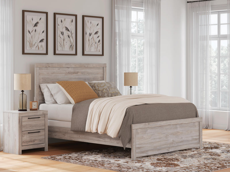 Broachmyn Gray Queen Panel Bed - PCB1120B2