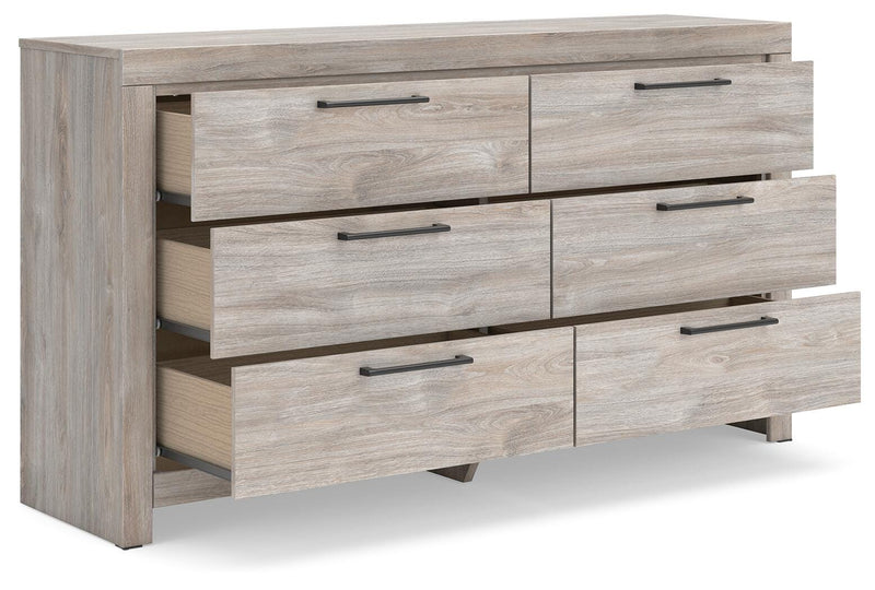 Broachmyn Queen Panel Bed, Dresser and Nightstand - PCB1120B13