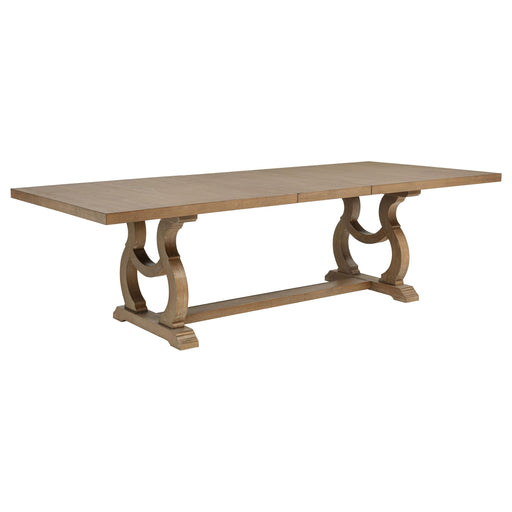Brockway 104-inch Extension Leaf Dining Table Barley Brown - 110291
