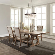 Brockway 5-piece Extension Leaf Dining Set Barley Brown - 110291-S5