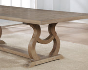 Brockway 5-piece Extension Leaf Dining Set Barley Brown - 110291-S5