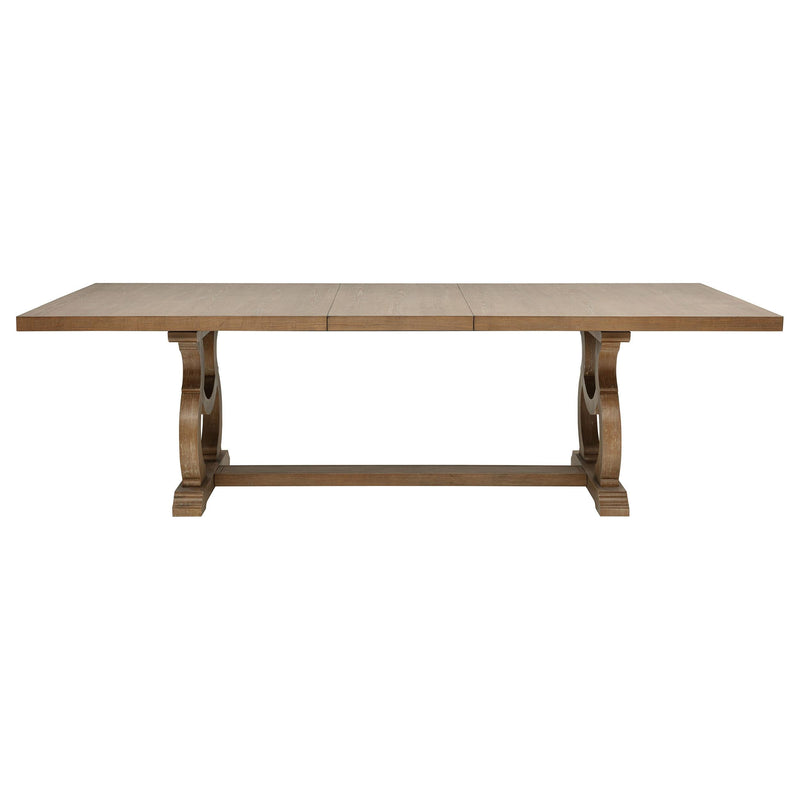 Brockway 7-piece Extension Leaf Dining Set Barley Brown - 110291-S7
