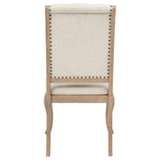 Brockway Upholstered Dining Chair Barley Brown (Set of 2) - 110292