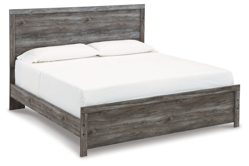 Bronyan Dark Gray King Panel Bed - DMV FurnitureKing Bed