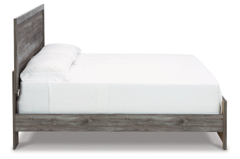 Bronyan Dark Gray King Panel Bed - DMV FurnitureKing Bed