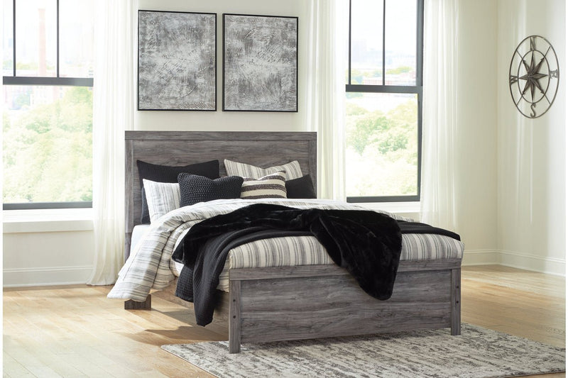 Bronyan Dark Gray Queen Panel Bed - DMV FurnitureQueen Bed