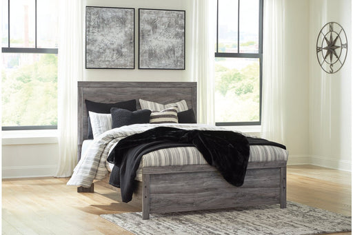 Bronyan Dark Gray Queen Panel Bed - DMV FurnitureQueen Bed