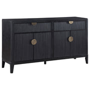 Brookmead 4-door Sideboard Buffet Storage Cabinet Black - 108235