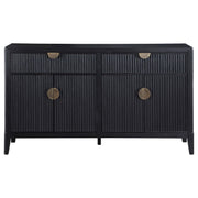 Brookmead 4-door Sideboard Buffet Storage Cabinet Black - 108235