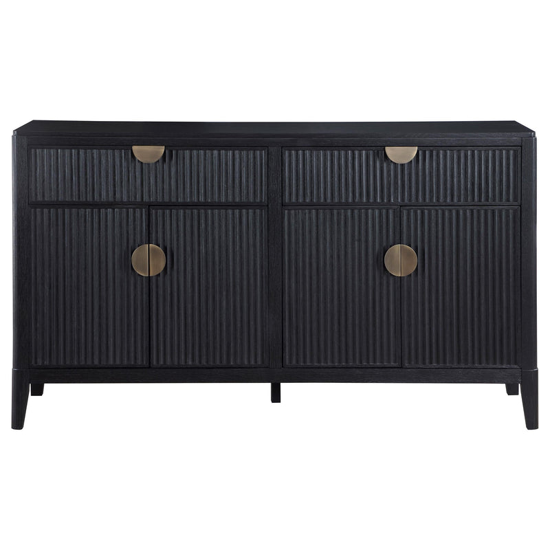 Brookmead 4-door Sideboard Buffet Storage Cabinet Black - 108235