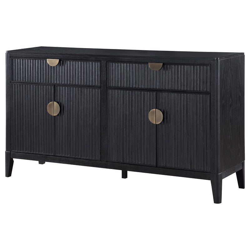 Brookmead 4-door Sideboard Buffet Storage Cabinet Black - 108235