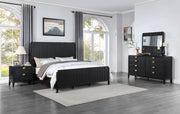 Brookmead 4-piece Eastern King Bedroom Set Black - 224711KE-S4