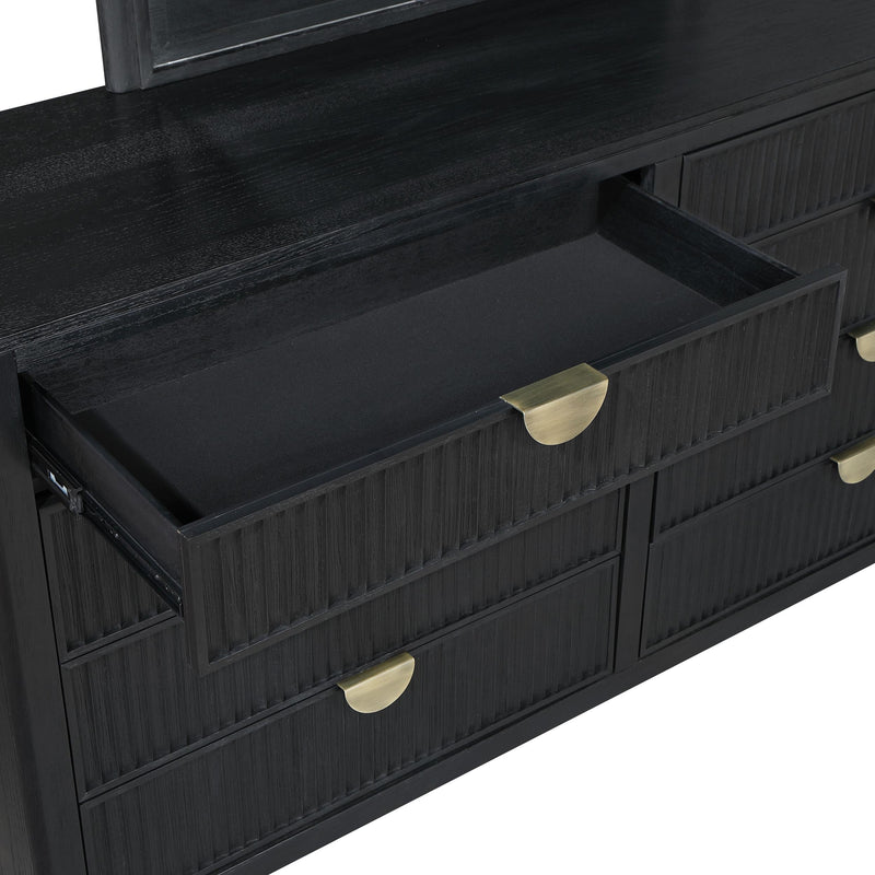 Brookmead 4-piece Eastern King Bedroom Set Black - 224711KE-S4