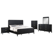 Brookmead 5-piece Eastern King Bedroom Set Black - 224711KE-S5