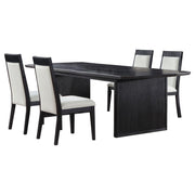 Brookmead 5-piece Extension Leaf Dining Table Set Black - 108231-S5A