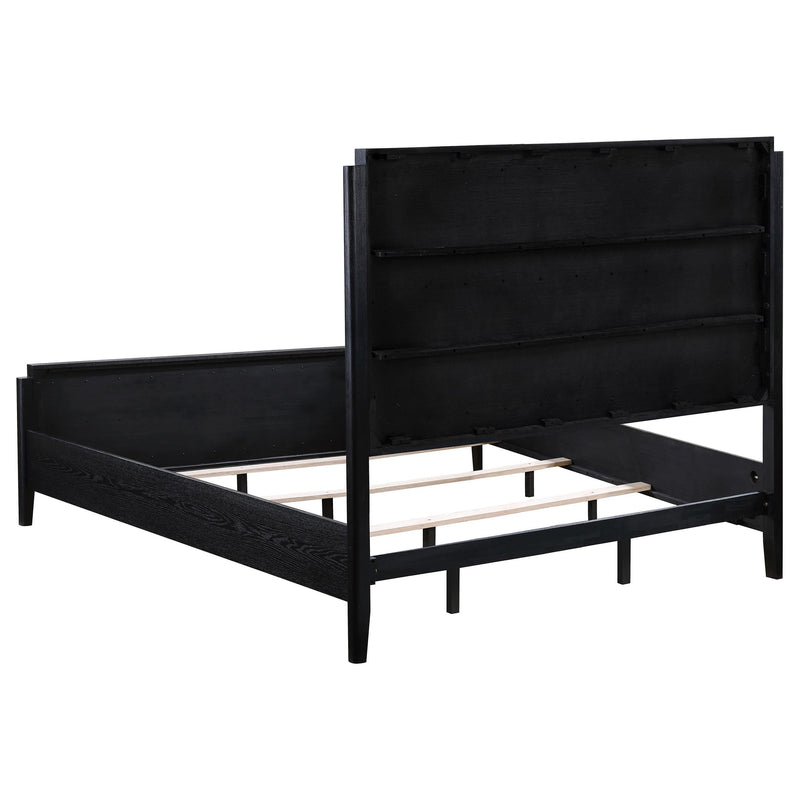 Brookmead 5-piece Upholstered Eastern King Bedroom Set Black - 224710KE-S5