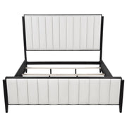 Brookmead 60-inch Upholstered Eastern King Bed Black - 224710KE