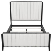 Brookmead 60-inch Upholstered Queen Bed Black - 224710Q