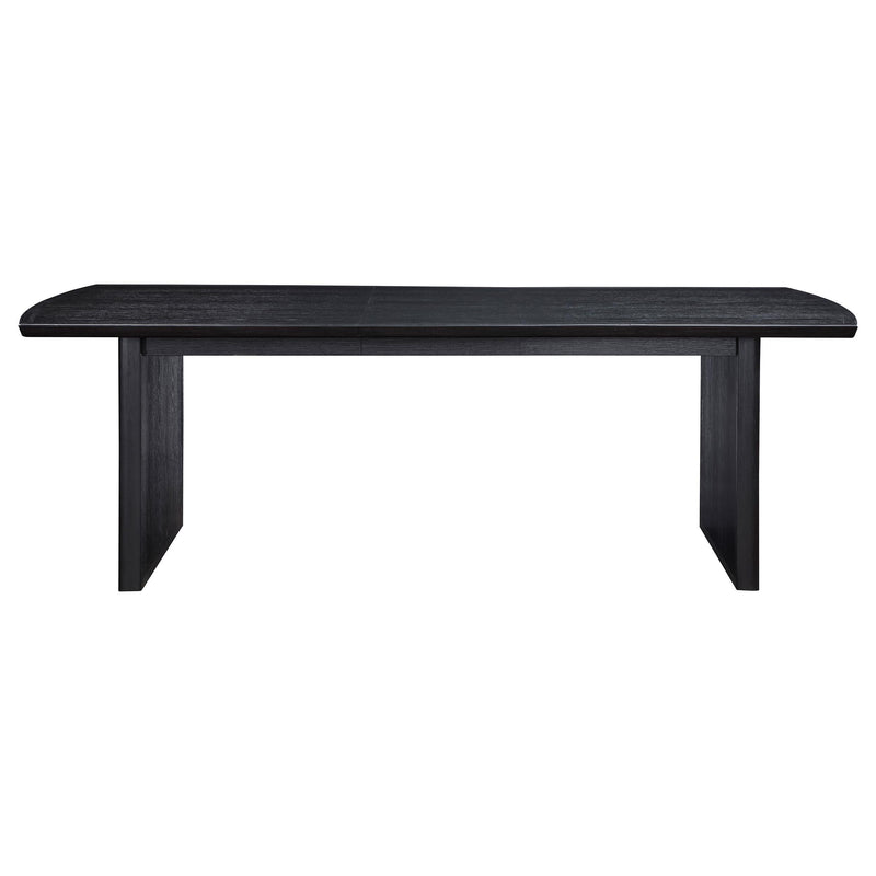Brookmead 7-piece Extension Leaf Dining Table Set Black - 108231-S7A