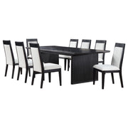 Brookmead 9-piece Extension Leaf Dining Table Set Black - 108231-S9A