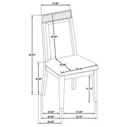 Brookmead Dining Side Chair Ivory and Black (Set of 2) - 108233