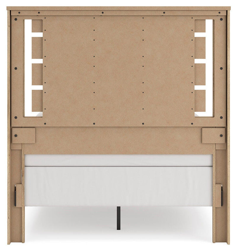 Brozmont Full Panel Bed, Dresser and Mirror - B1045B9