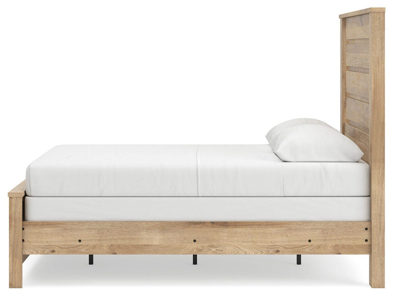 Brozmont Full Panel Bed, Dresser and Mirror - B1045B9