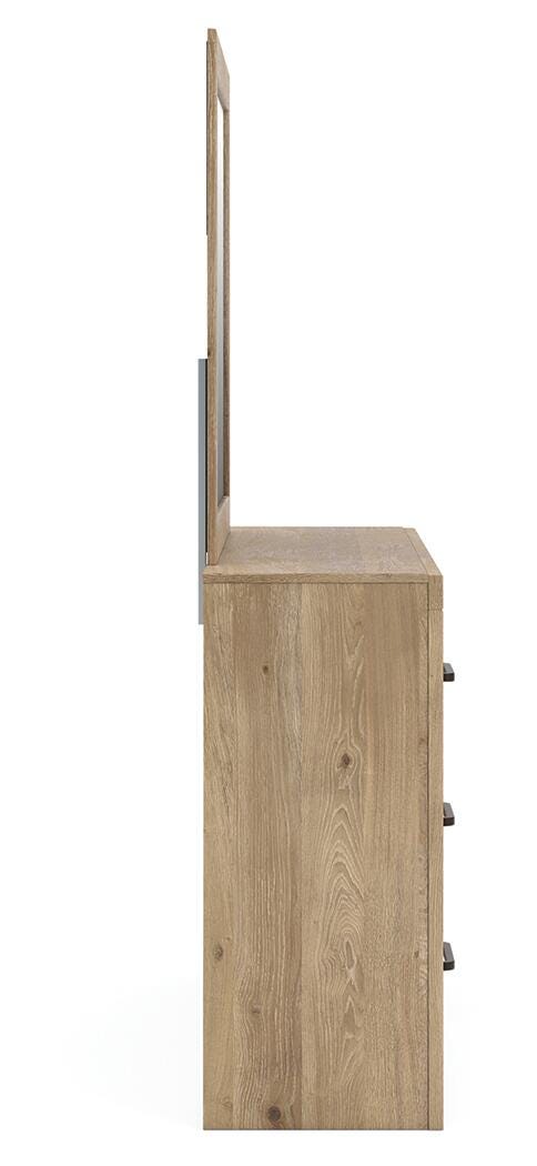 Brozmont Full Panel Bed, Dresser and Mirror - B1045B9