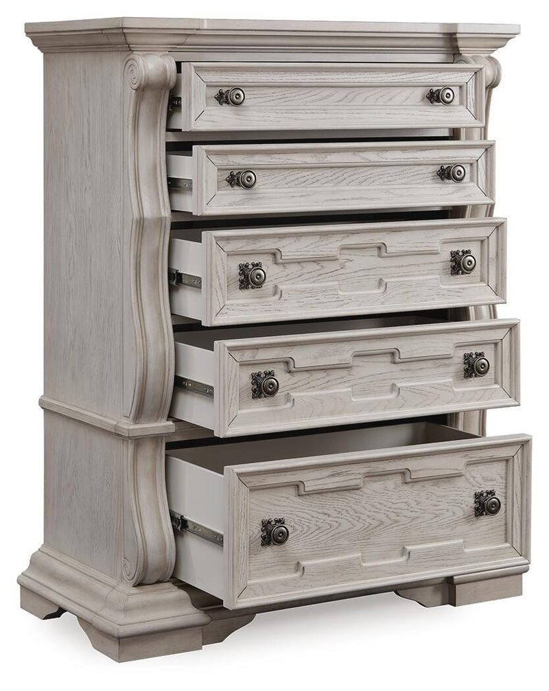 Bruchandi Antique White Chest of Drawers - PCB948-46