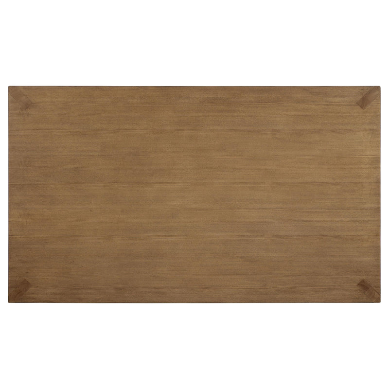 Bruner 5-piece 72-inch Rectangular Dining Set Natural Brown - 109101-S5